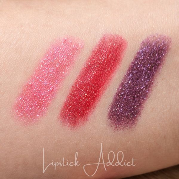 Crayons à Lèvres Crémeux à Paillettes - Lot de 3