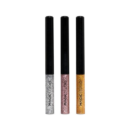 Eyeliner Liquide Pailleté – Lot de 3