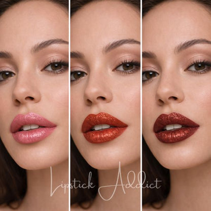 Crayons à Lèvres Crémeux à Paillettes - Lot de 3