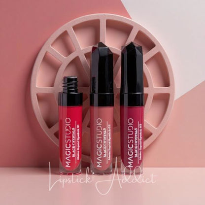 Lot de 3 Rouges à Lèvres Matte - Longue Tenue