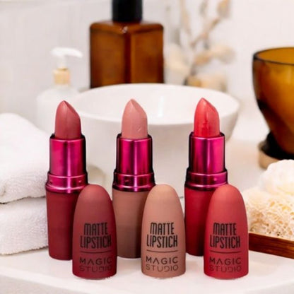 Nudes To Passion Matte Lipstick - Pack of 3 